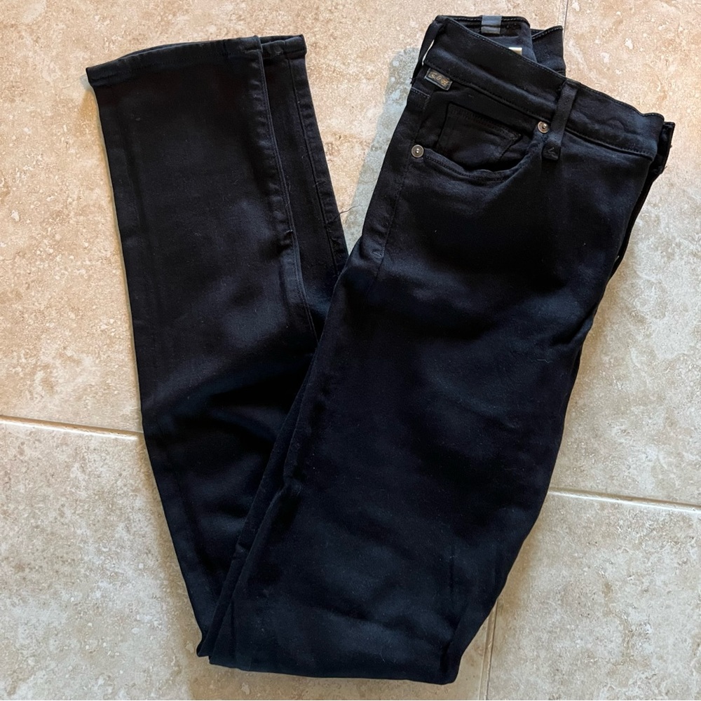 C of H Citizens of Humanity Avedon Slick Skinny Leg Black Jeans